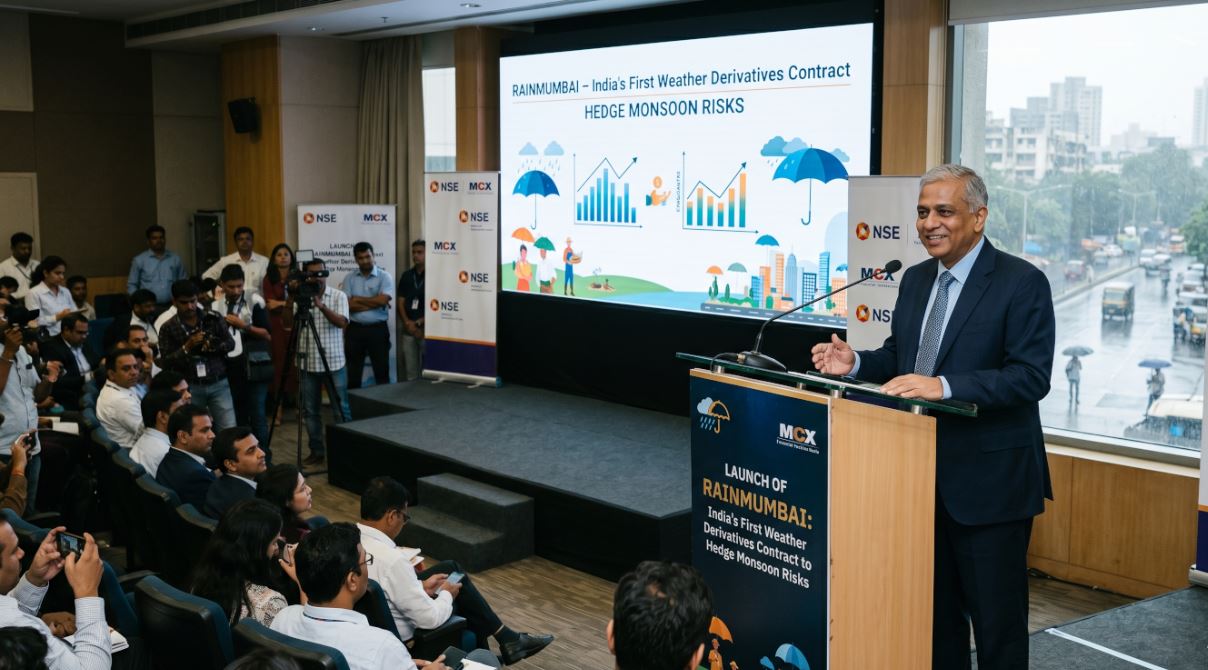 NCDEX to Roll Out India&rsquo;s First Weather Derivative Contract &lsquo;RAINMUMBAI&rsquo;